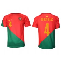 Moški Nogometni dresi Portugalska Ruben Dias #4 Domači SP 2022 Kratek Rokav